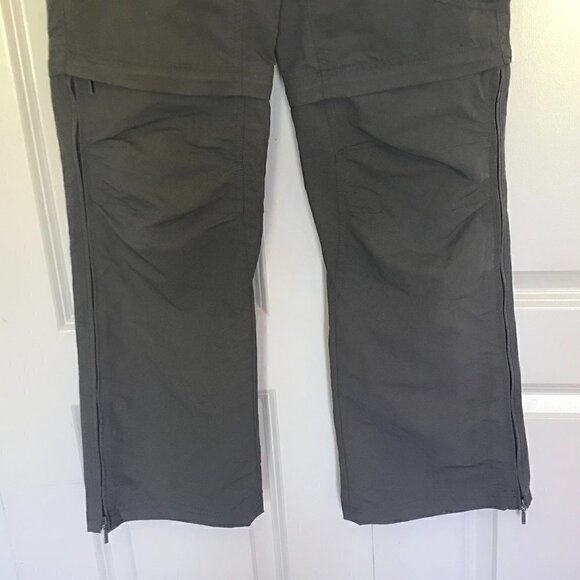 K-Way Technical Design gray convertible hiking pants w/zip off legs, size 8 - Picture 7 of 10